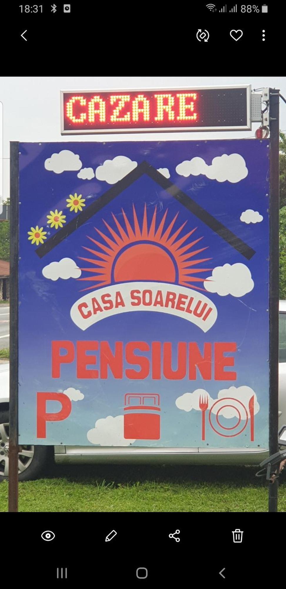 Pensiunea Casa Soarelui Simian المظهر الخارجي الصورة